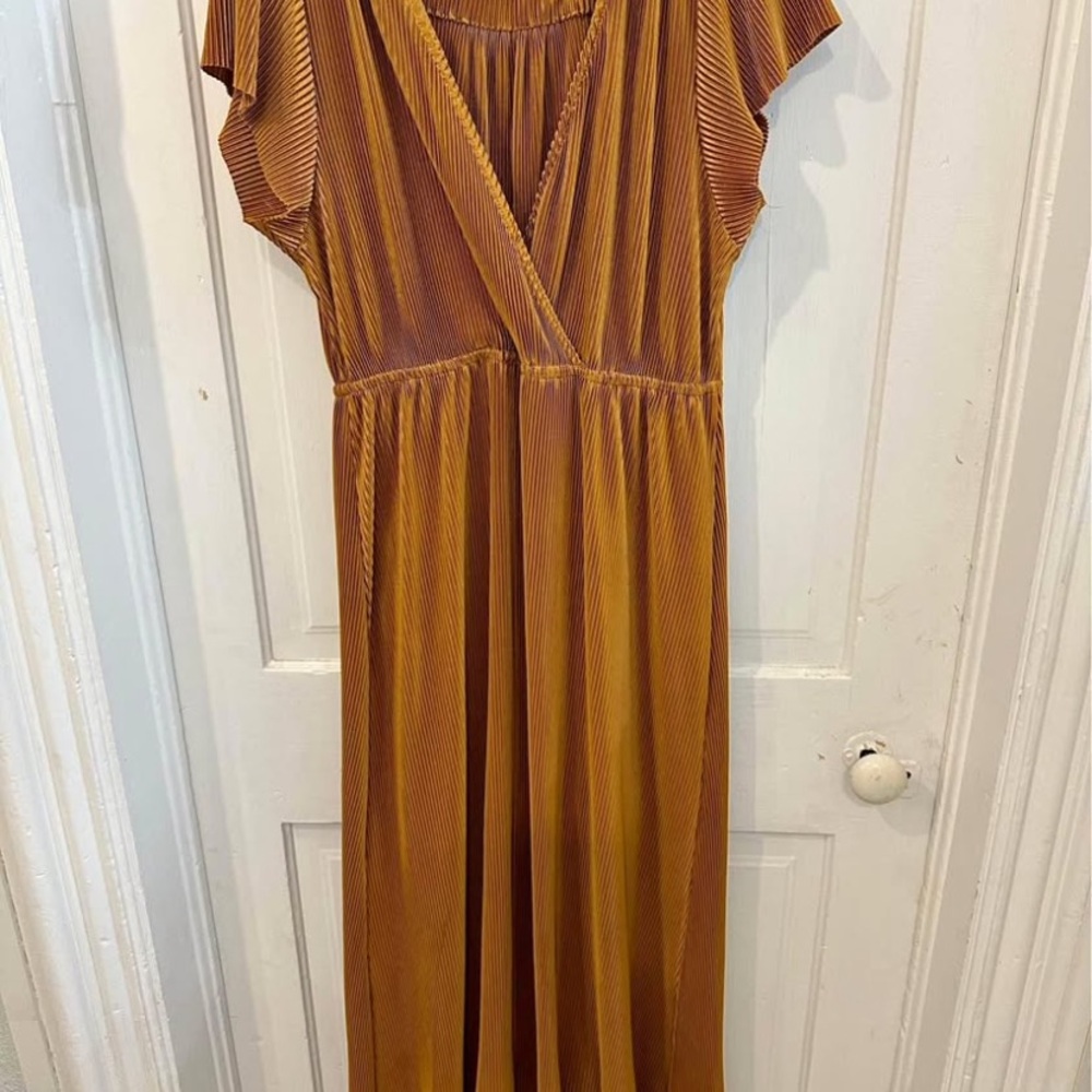 Baltic Born Mustard Yellow Maxi Dress
